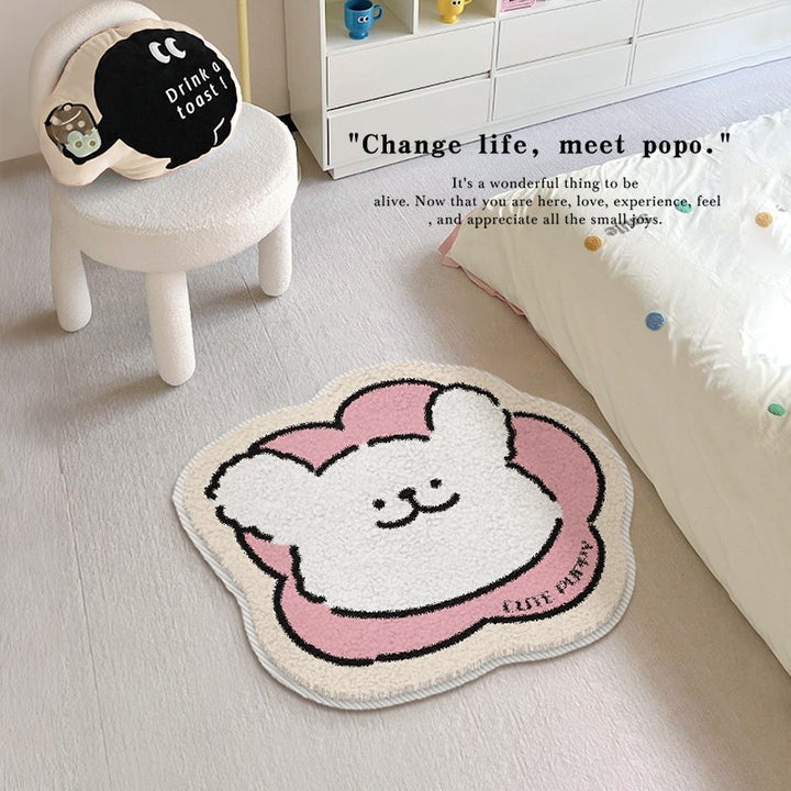 Cute Cartoon Cherry Area Rug