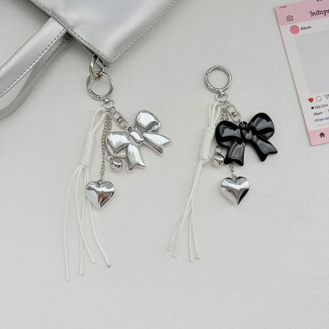 Elegant Bow Charm Keychain Stornfield