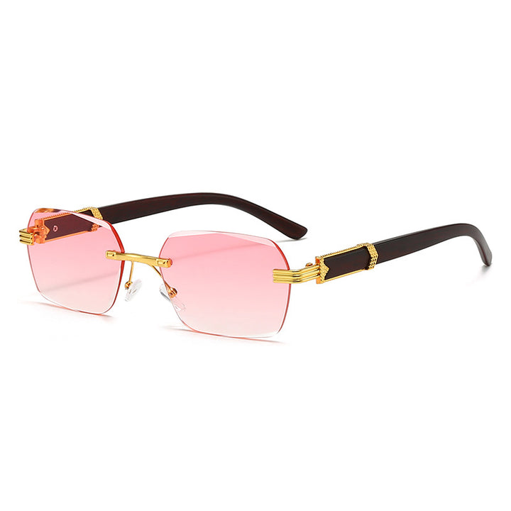 Women’s fashionable square sunglasses with golden accents Stornfield