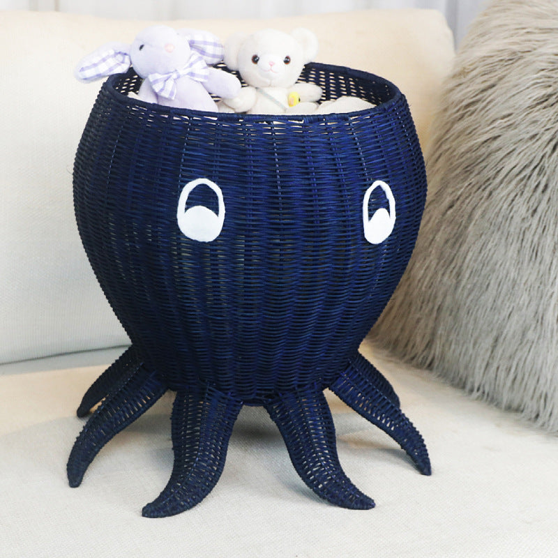 Cute Octopus-Shaped Woven Planter Stornfield