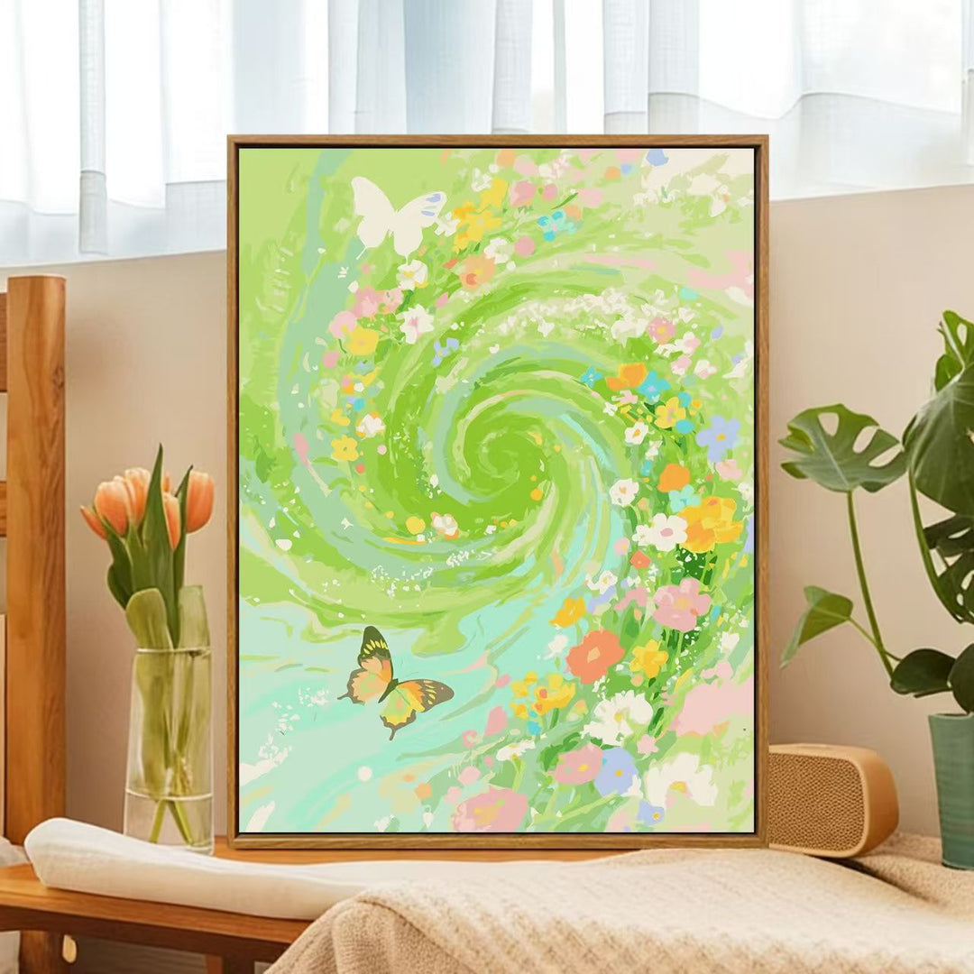 Floral Whirlwind Canvas Art Stornfield