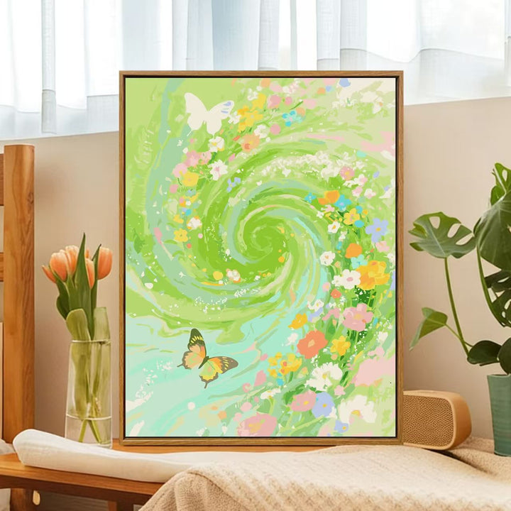 Floral Whirlwind Canvas Art Stornfield