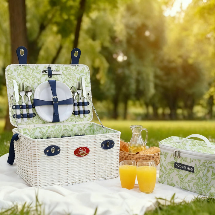 Women’s picnic basket with integrated dish set Stornfield