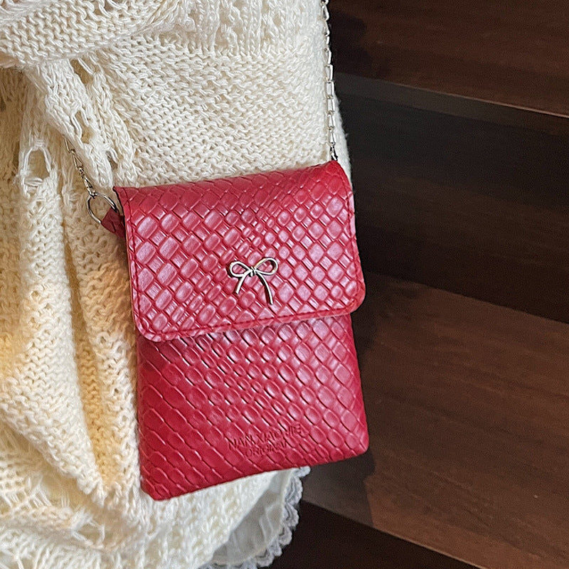 Textured Mini Handbag