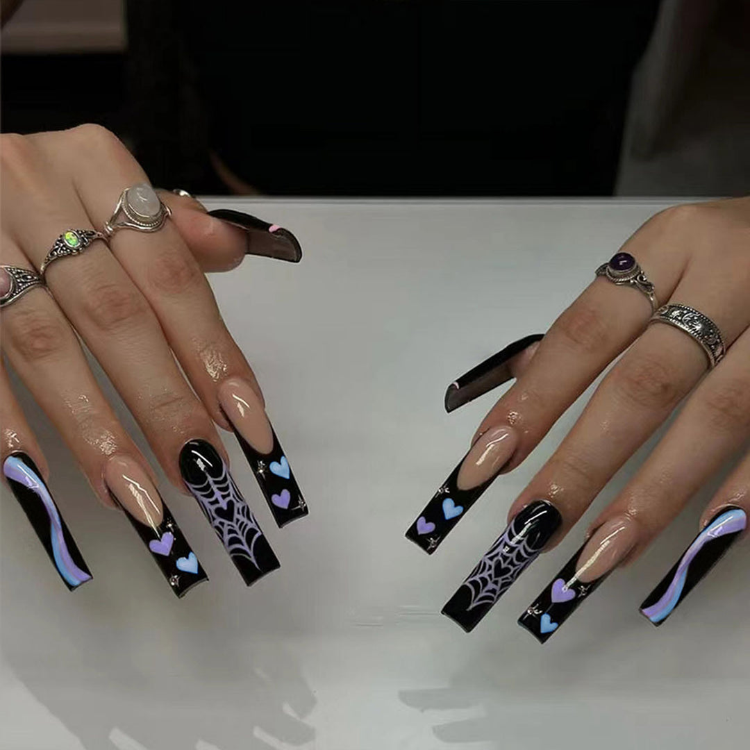 Artificial Nail Extensions with Trendy Design Stornfield