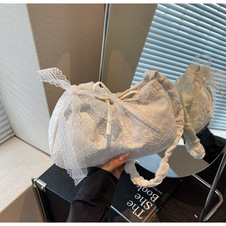 Vintage Lace Drawstring Bag Stornfield