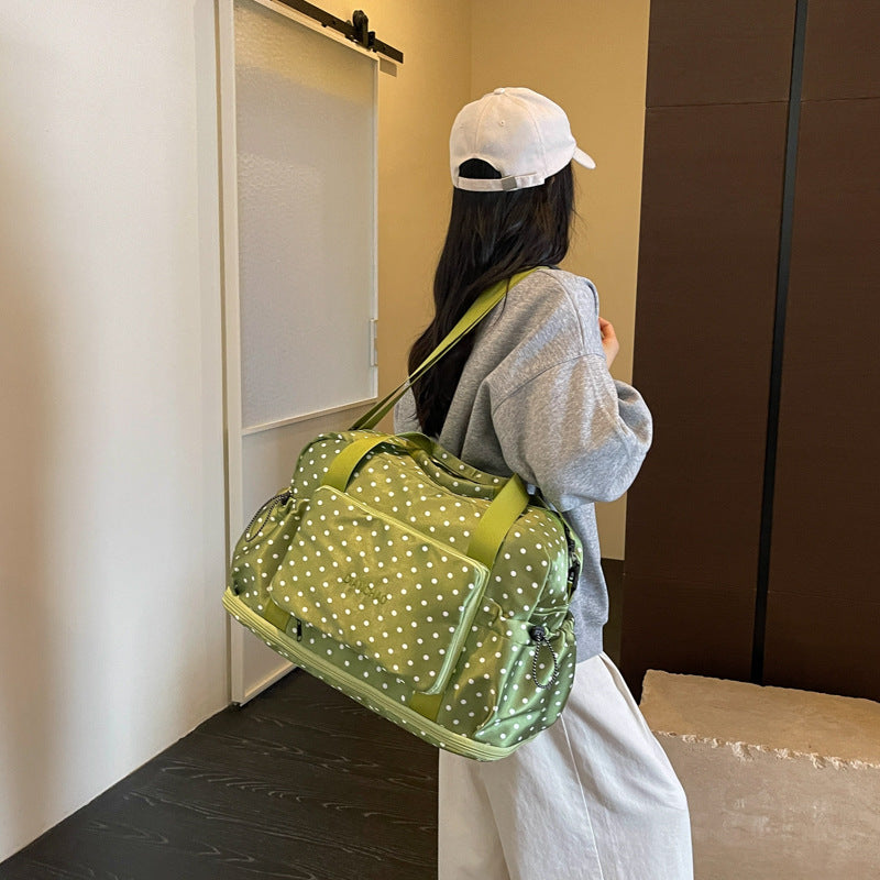 Stylish Polka Dot Tote Bag