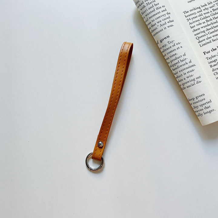 Stylish Faux Leather Keychain Strap Stornfield