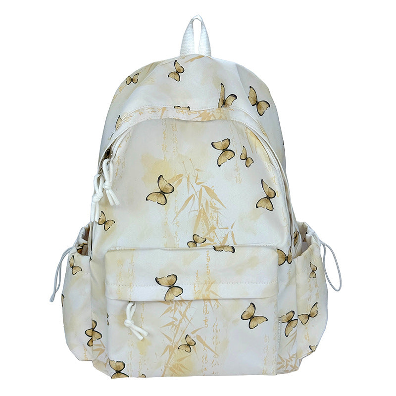 Artistic Butterfly Print Backpack Stornfield
