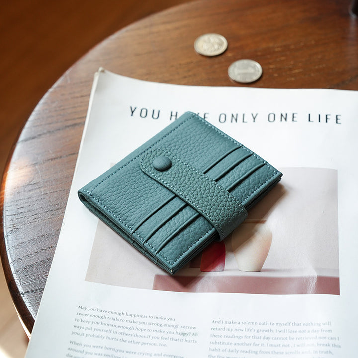 Compact Leather Coin Wallet