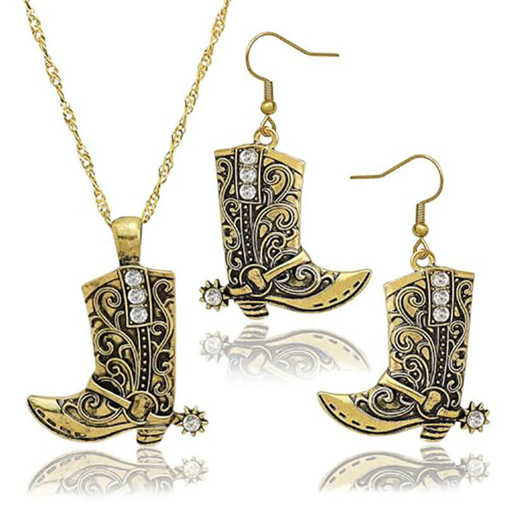 Cowboy Boot Jewelry Set Stornfield