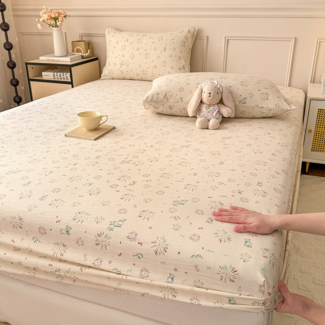 Soft Cotton Polka Dot Fitted Sheet