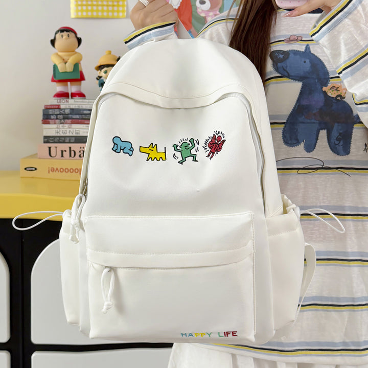 Artistic Embroidered Casual Backpack Stornfield