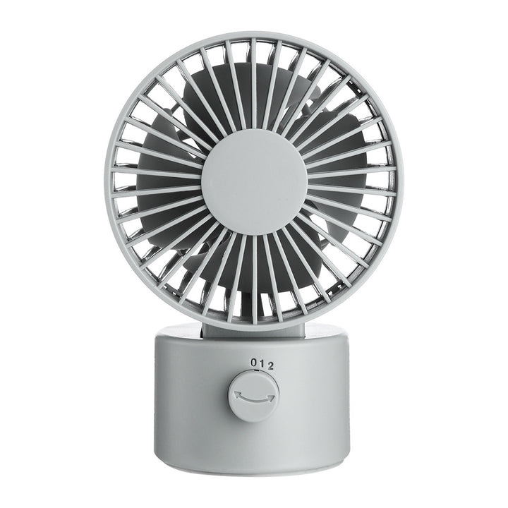 Unisex compact table fan with tiltable head and rechargeable battery Stornfield
