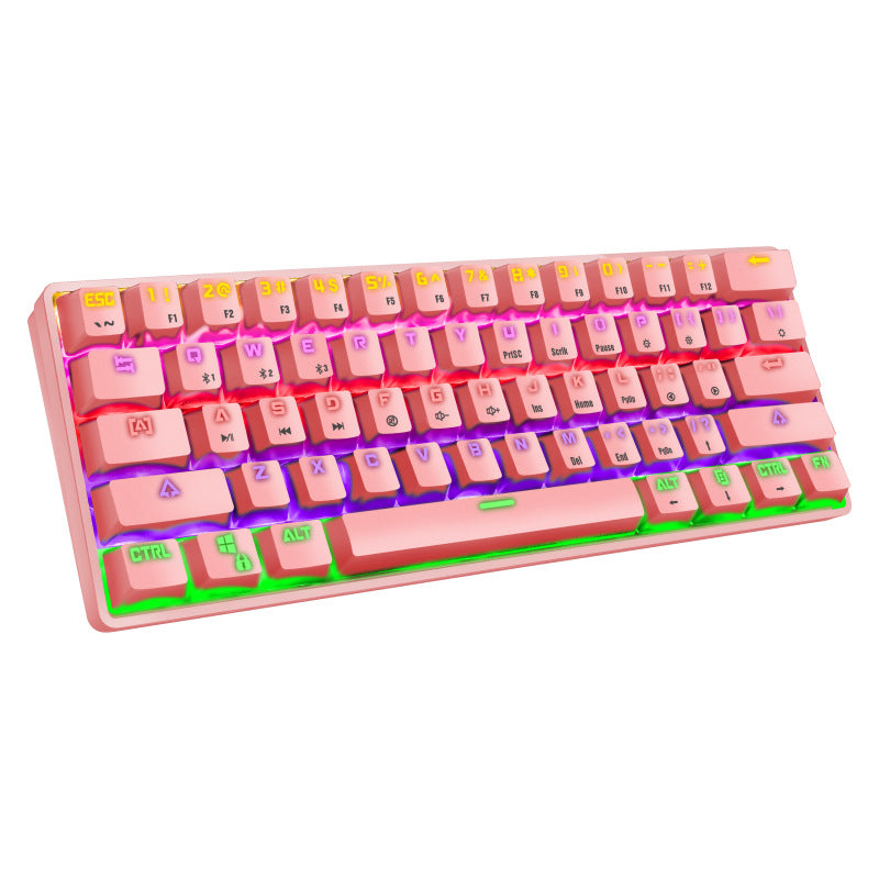 Compact Mechanical Gaming Keyboard with Backlit Keys Stornfield