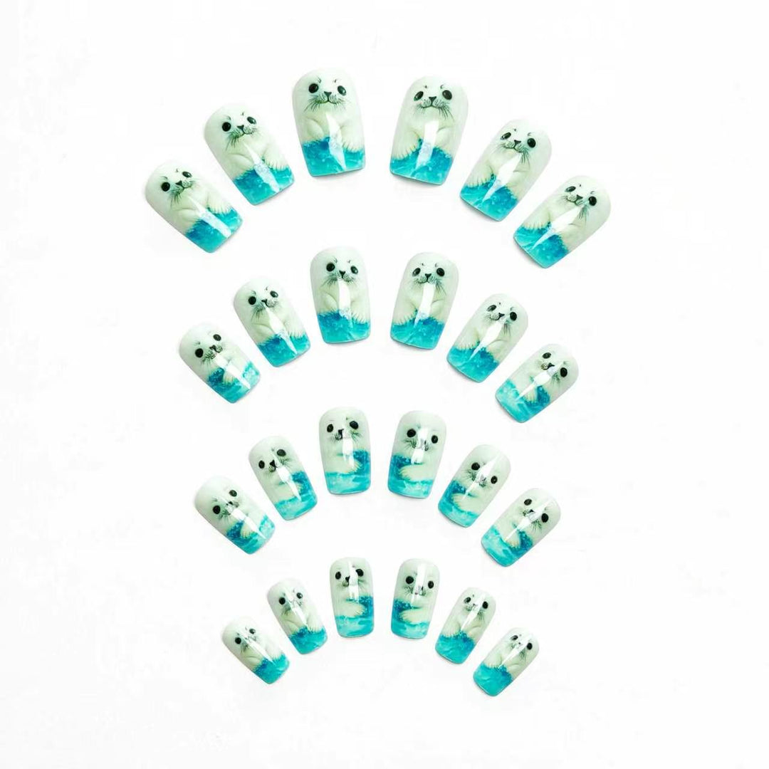 3D Seal-Themed Nail Art Stornfield