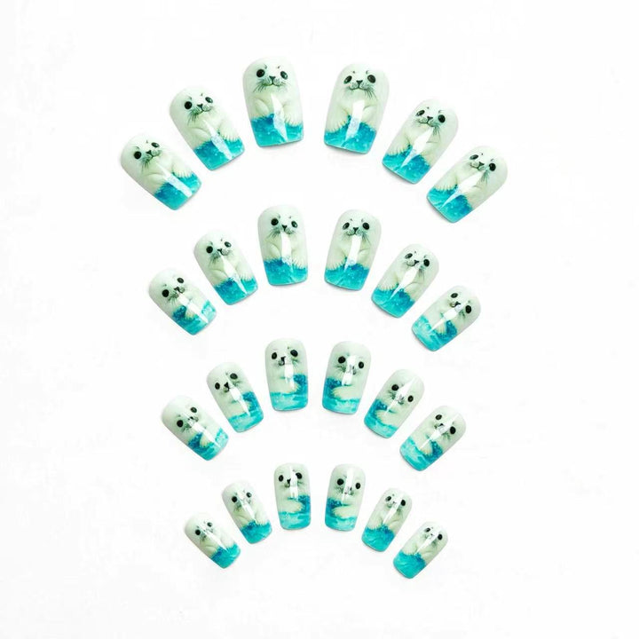 3D Seal-Themed Nail Art Stornfield