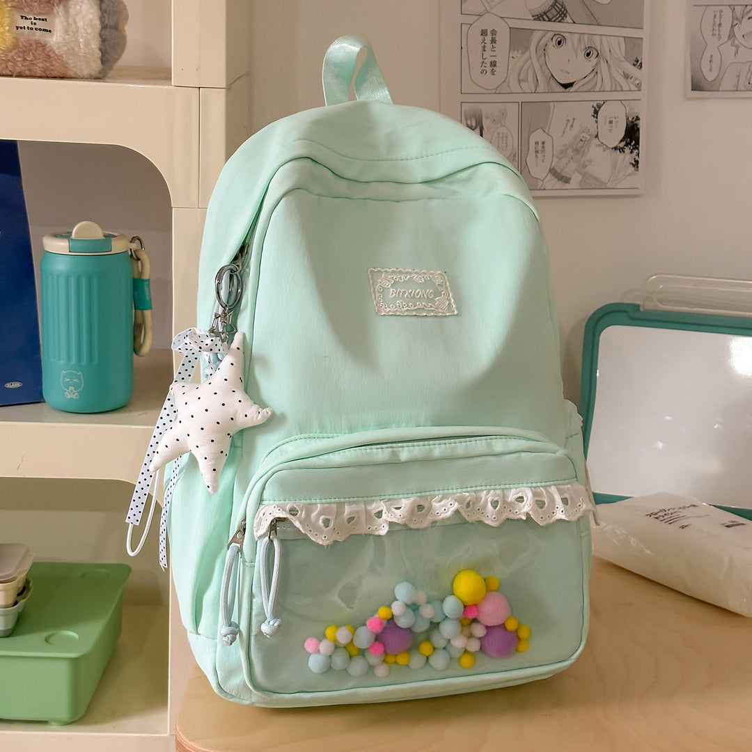 Stylish Ruffled Backpack Stornfield