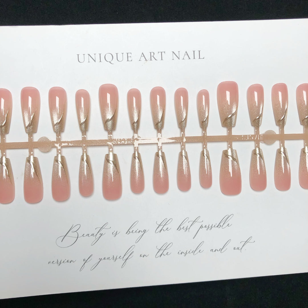 Elegant Ombre Art Press-On Nails