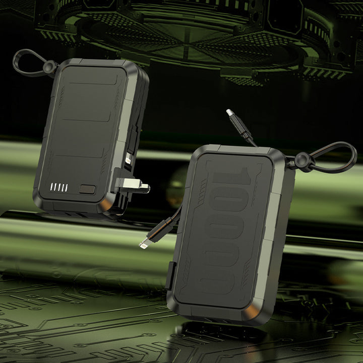 Portable power bank with robust housing and integrated fast charging function Stornfield