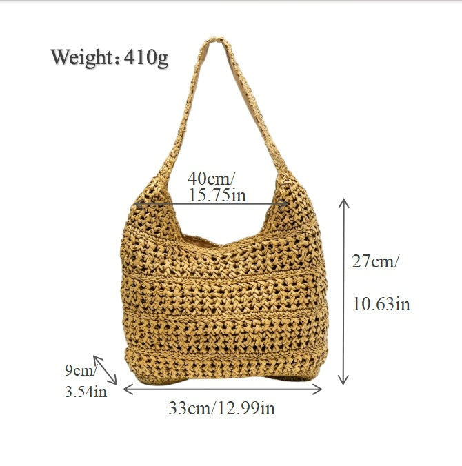 Hobo Bag Made of Hand-Knotted Material Stornfield