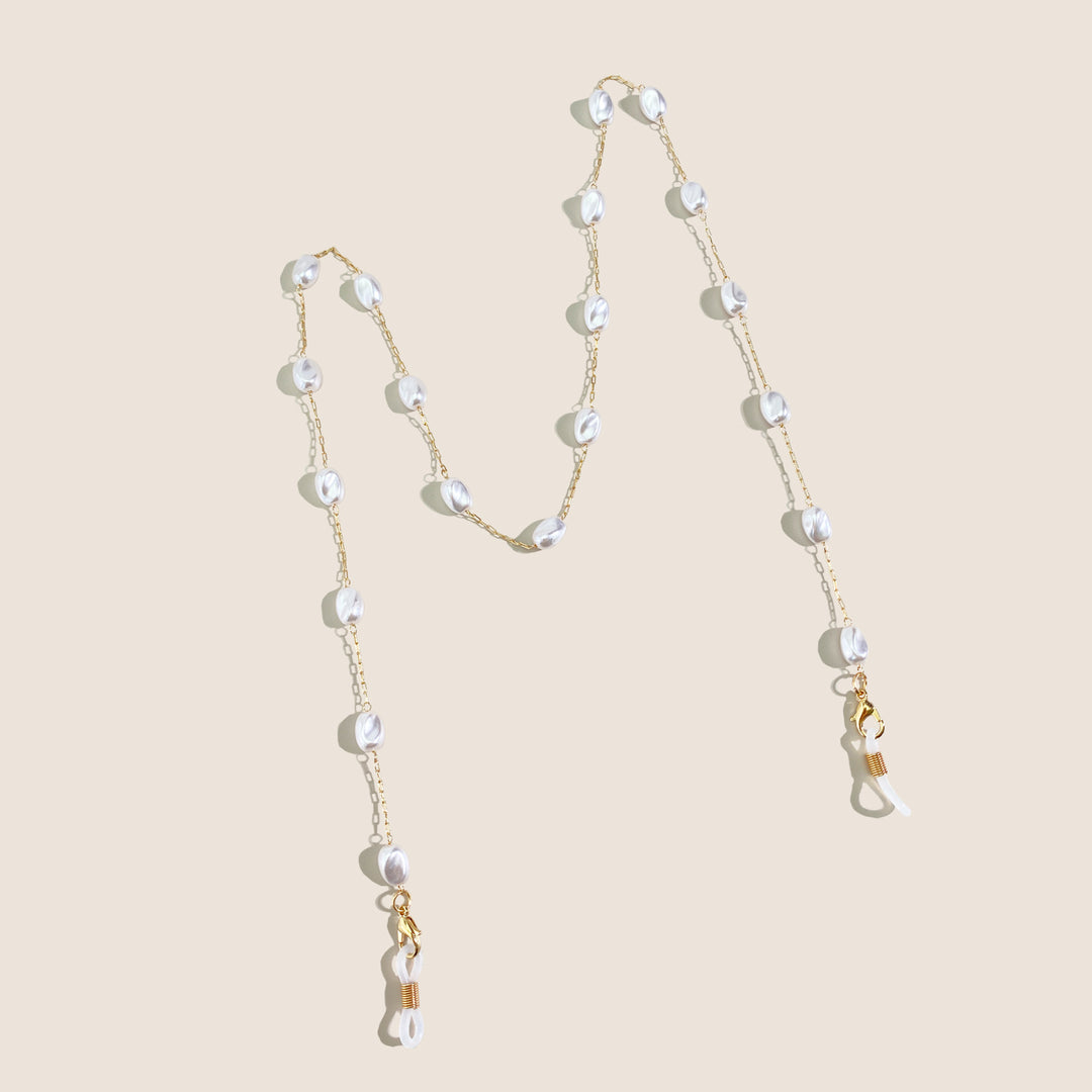 Pearl-Accented Eyewear Chain Stornfield