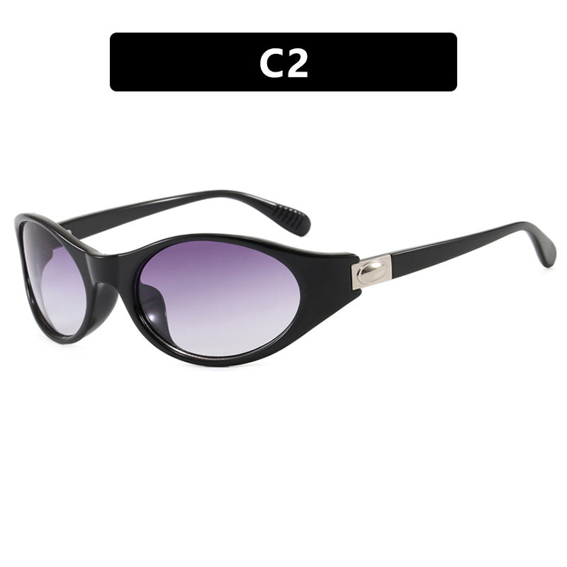 Ladies stylish sunglasses in elegant oval design with protective UV filter Stornfield