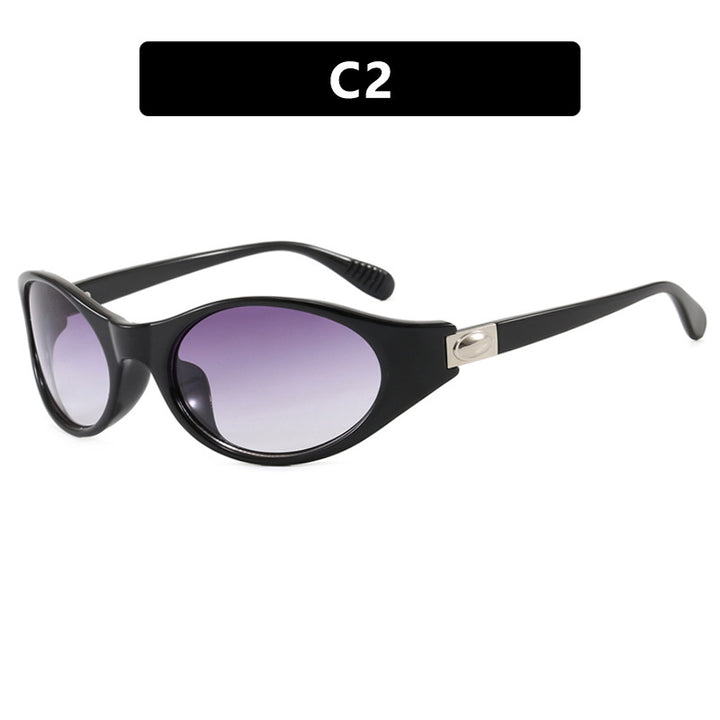 Ladies stylish sunglasses in elegant oval design with protective UV filter Stornfield