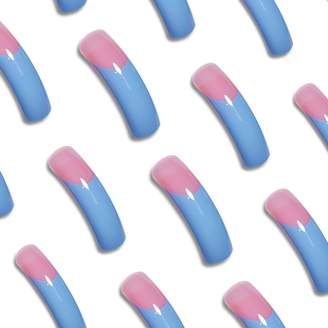 Glossy Long Stiletto Press-On Nails Stornfield
