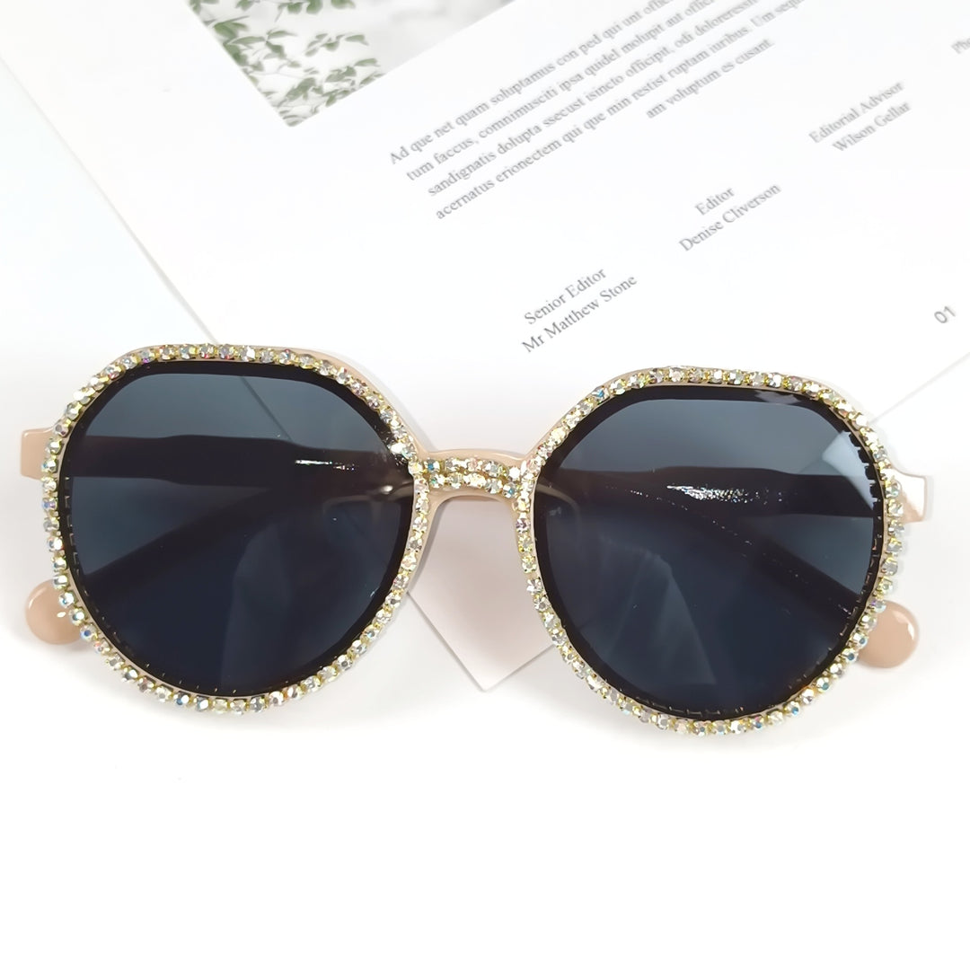 Women Glittering Oversized Sunglasses Stornfield