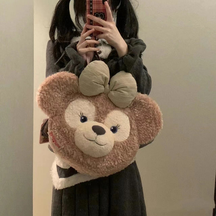 Plush handbag with bear head design Stornfield