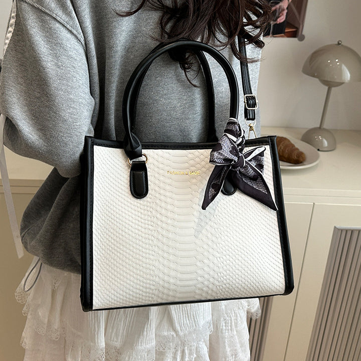 Elegant Handcrafted Quilted Tote Bag
