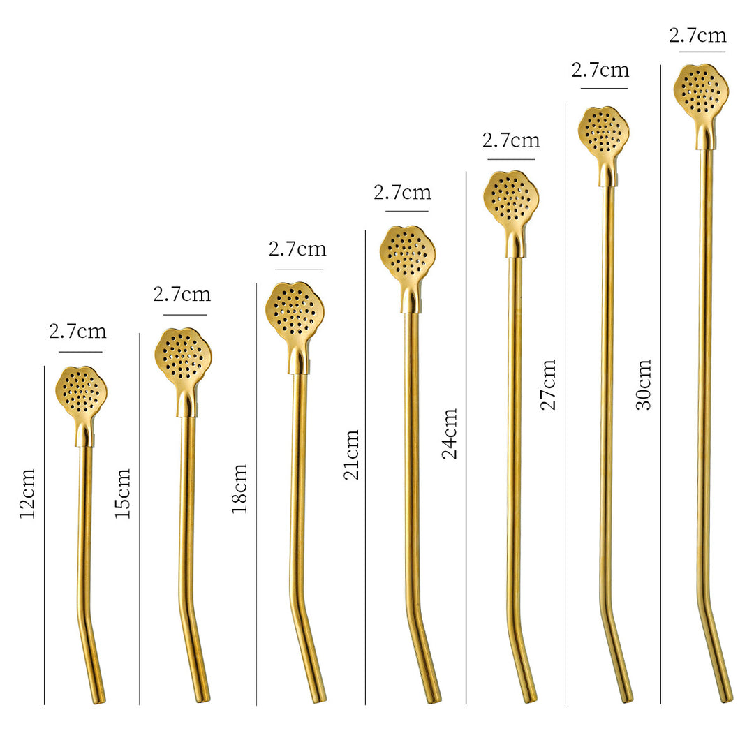 Stylish teaspoons with practical drainage holes Stornfield