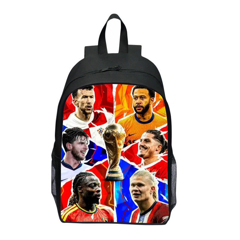 Sporty backpack with Wm trophy design Stornfield