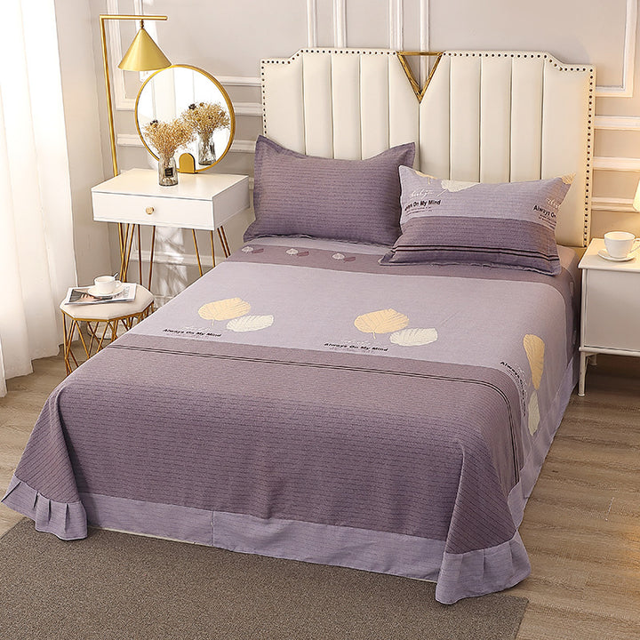 Floral Patterned Bed Cover Set