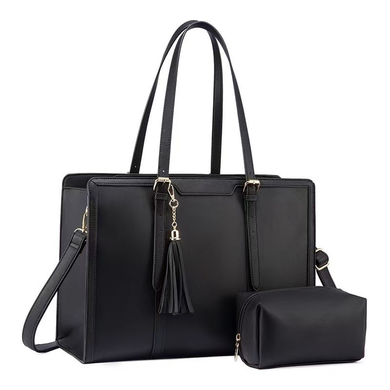 Elegant and Spacious Handbag with Removable Cosmetic Pouch Stornfield