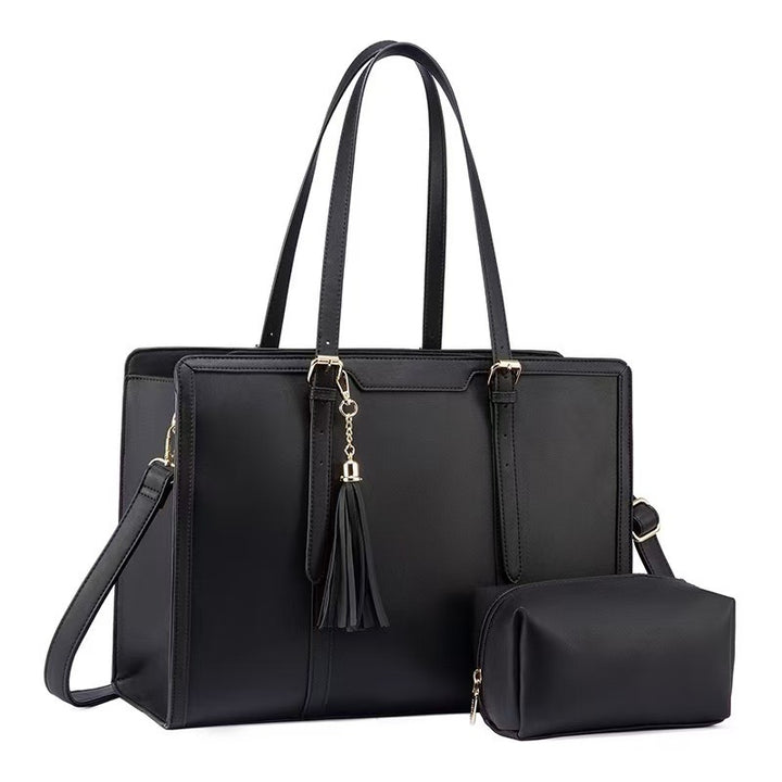 Elegant and Spacious Handbag with Removable Cosmetic Pouch Stornfield