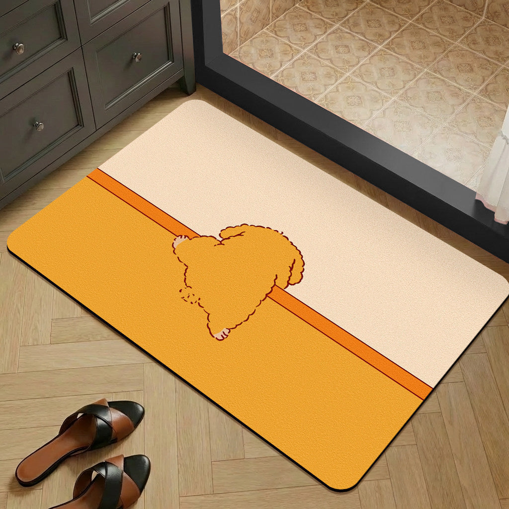 Artistic Abstract Themed Area Rug