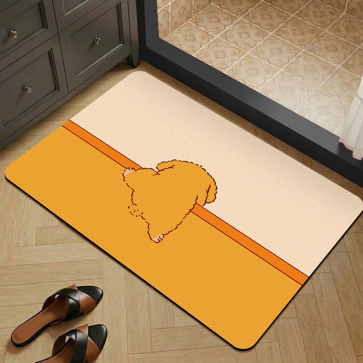 Artistic Abstract Themed Area Rug