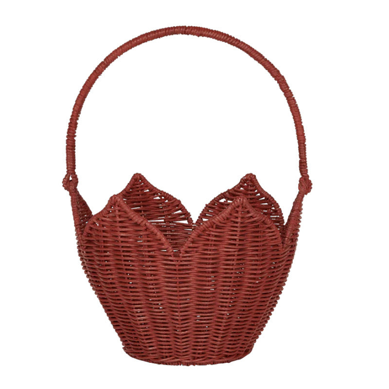 Decorative Woven Handled Basket Stornfield