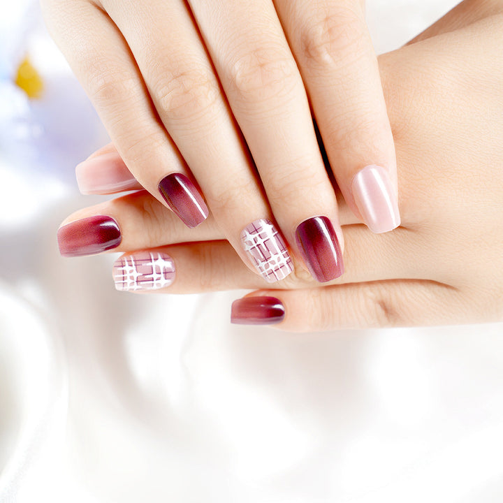 Stylish Gradient Press-On Nail Set Stornfield