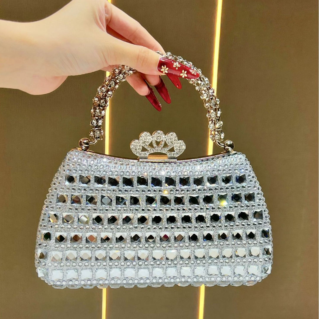 Ornate Studded Evening Handbag