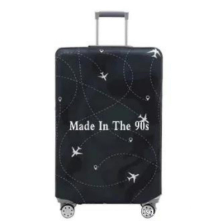 Women's hard shell suitcase with nostalgic airplane design Stornfield