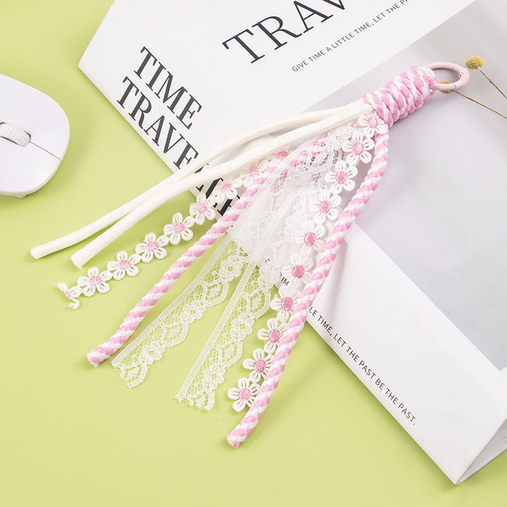 Decorative Lace and Braided Keychain Stornfield