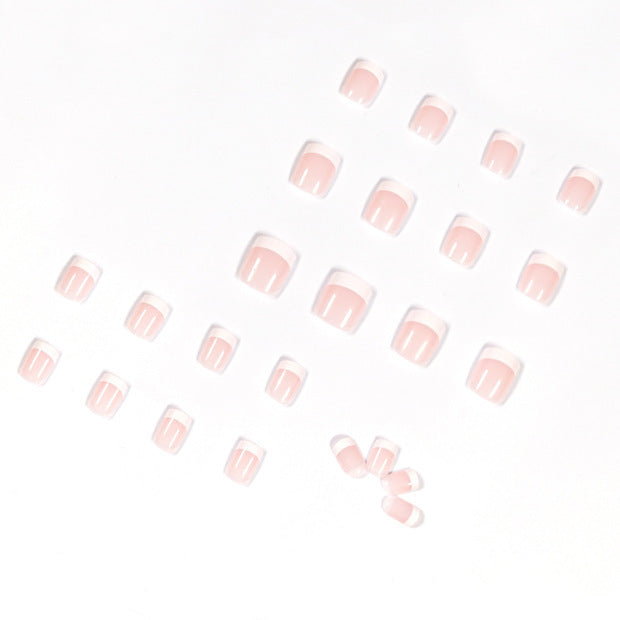 Elegant French Tip Nail Art Set Stornfield