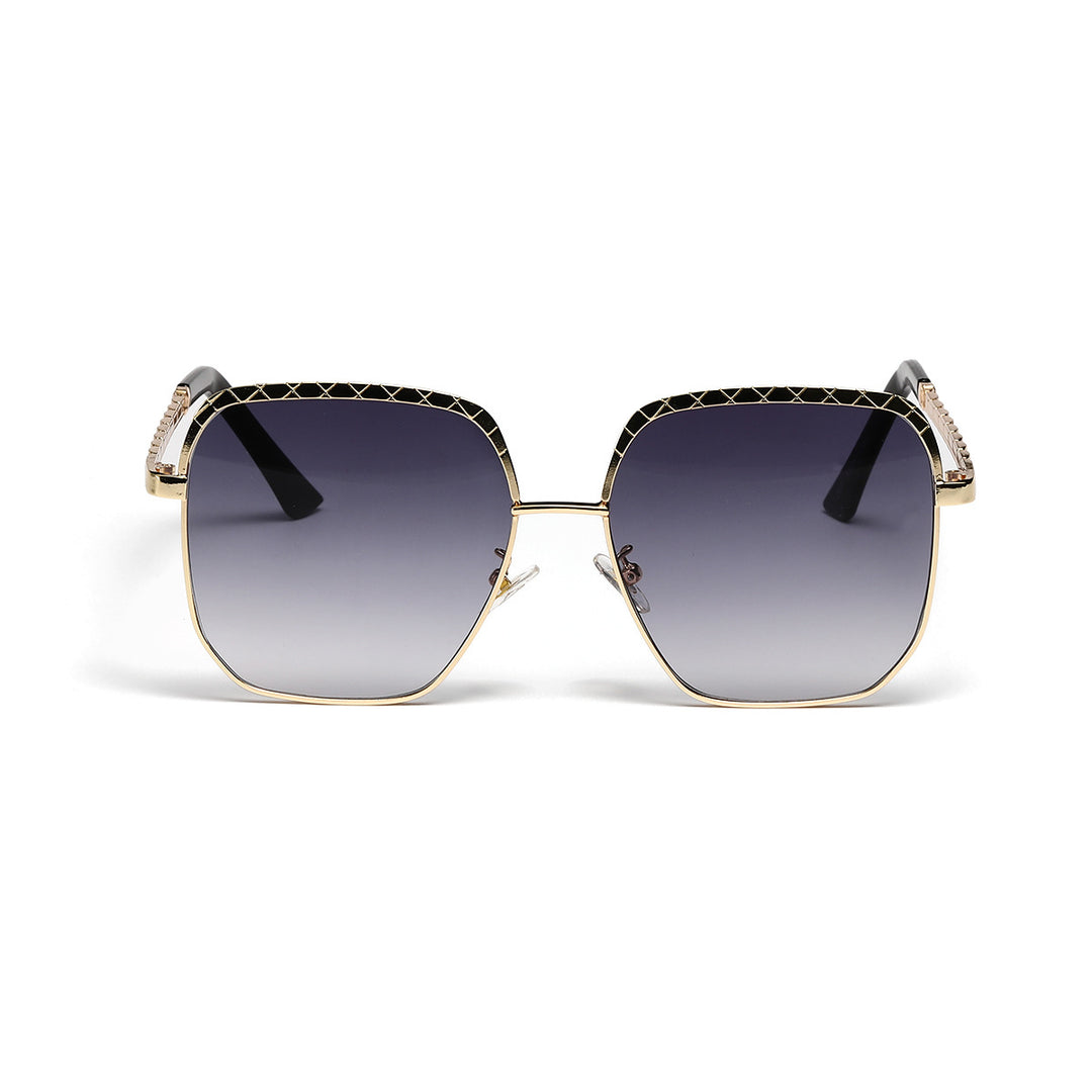 Women's fashionable oversized sunglasses in geometric design Stornfield