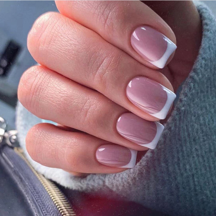 French Tip Press-On Nail Set Stornfield