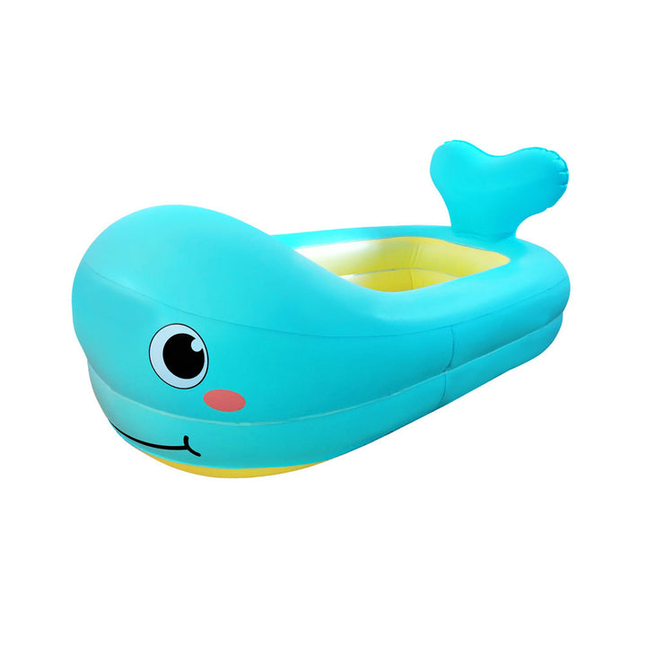 Women Inflatable Bathtub Lounger in the Shape of a Whale Stornfield