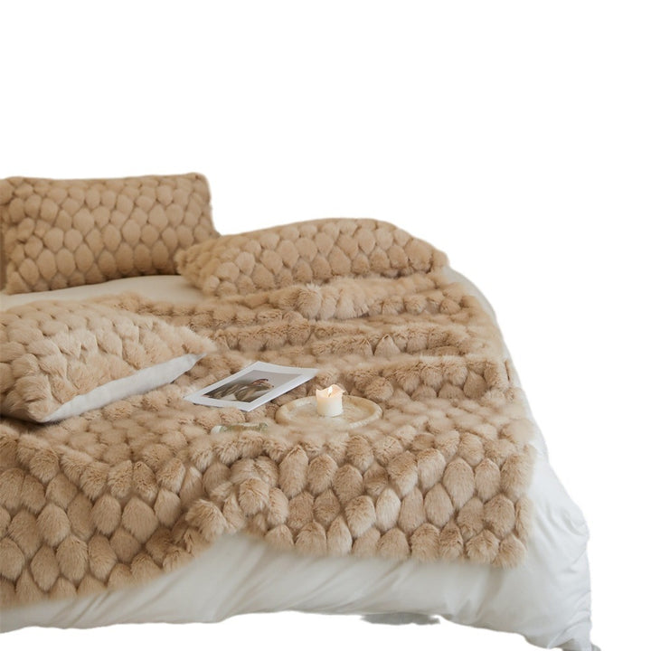 Luxury Chunky Faux Fur Oversized Throw Blanket