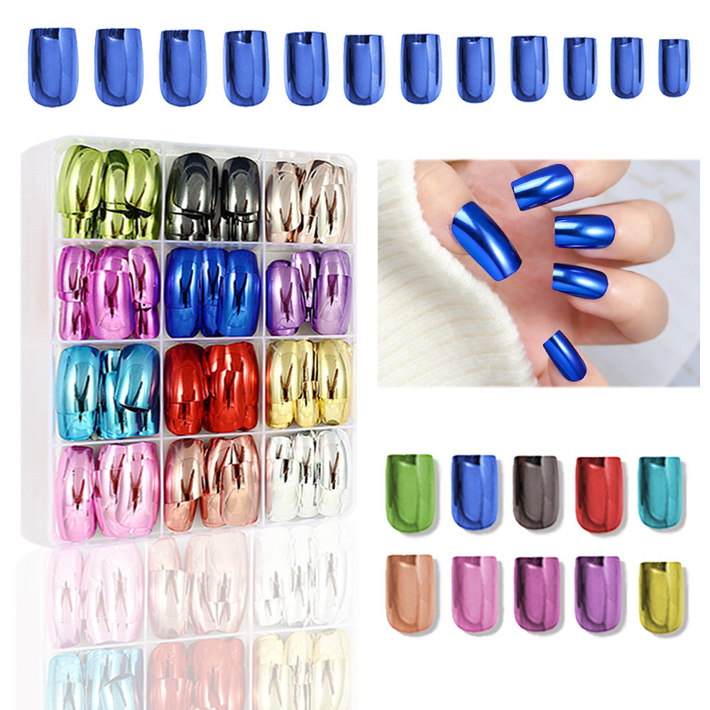 Metallic Polish Press-On Nail Set Stornfield